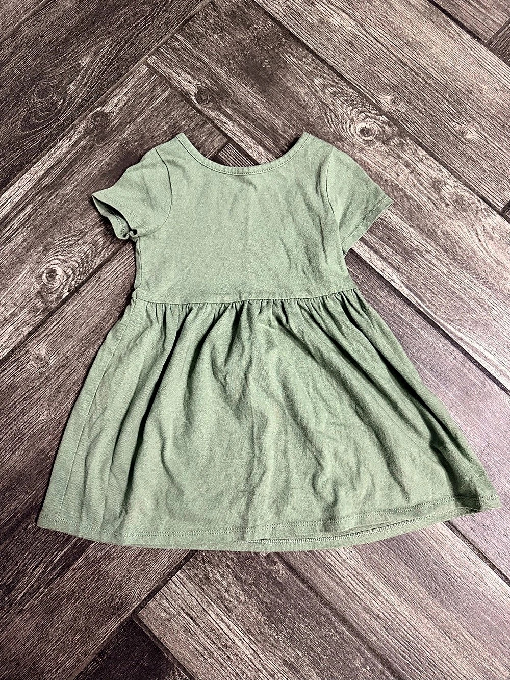 Cat & Jack Girls Green Dress Size 3T